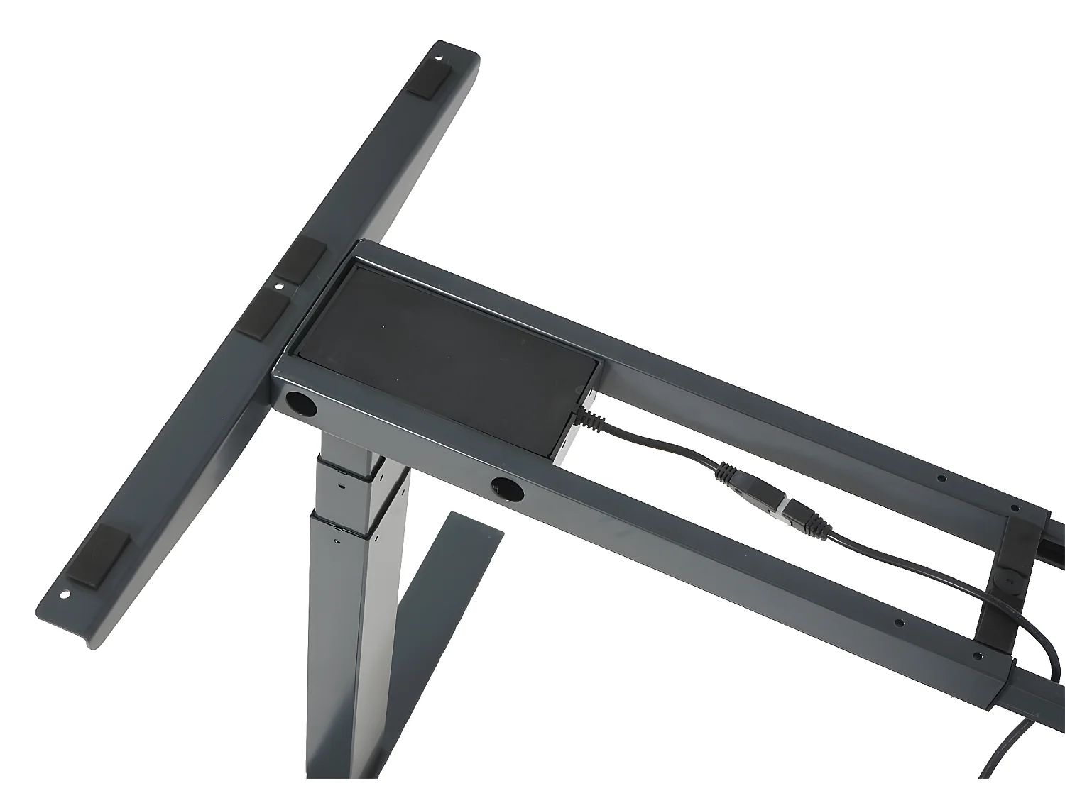 Gestell MCW-D40 für Eck-Schreibtisch, Anthrazit-grau