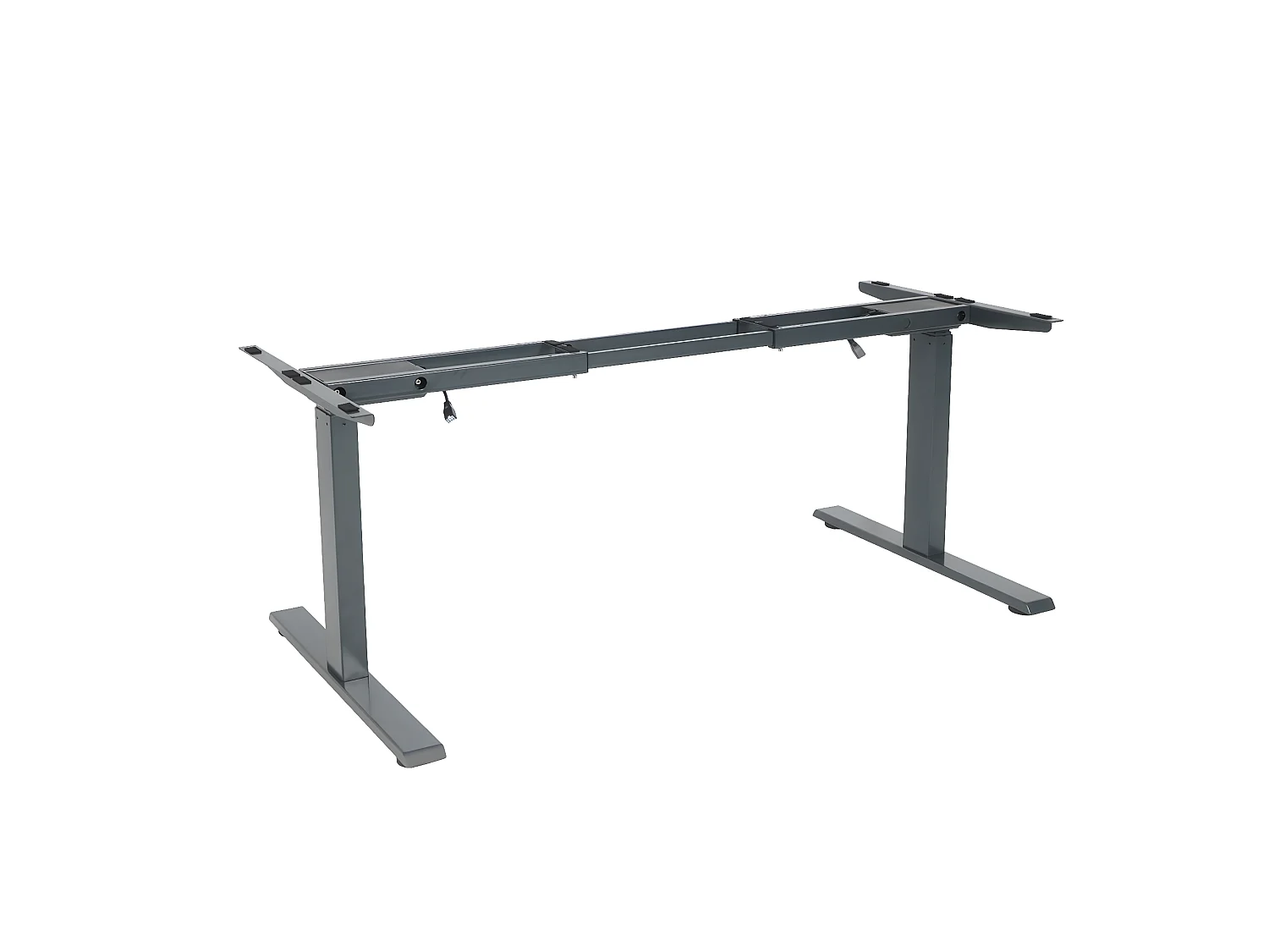 Gestell MCW-D40 für Eck-Schreibtisch, Anthrazit-grau