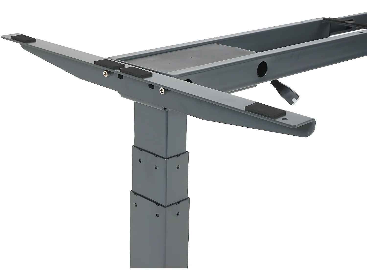 Gestell MCW-D40 für Eck-Schreibtisch, Anthrazit-grau