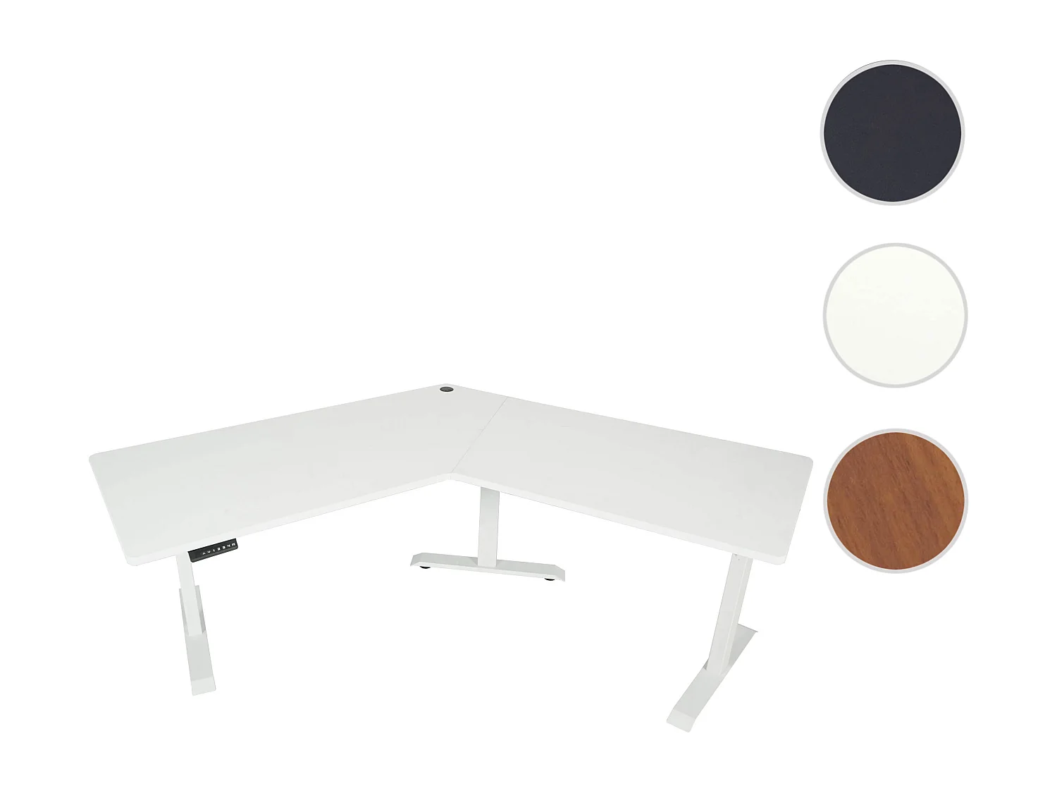 Schreibtisch MCW-D40, Weiß, weiß