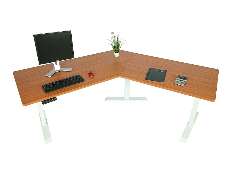 Schreibtisch MCW-D40, Natur, weiß