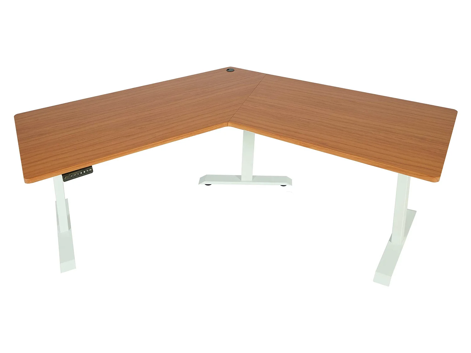 Schreibtisch MCW-D40, Natur, weiß