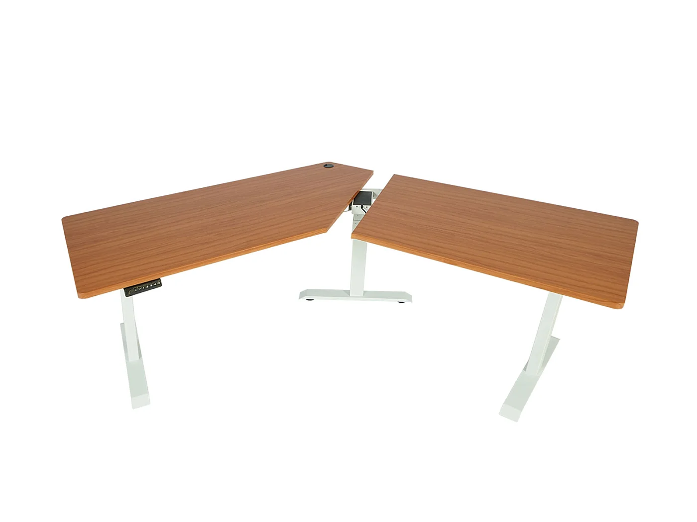 Schreibtisch MCW-D40, Natur, weiß