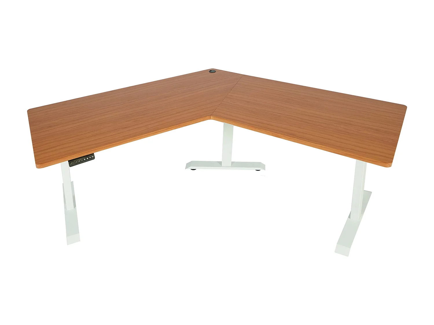 Schreibtisch MCW-D40, Natur, weiß