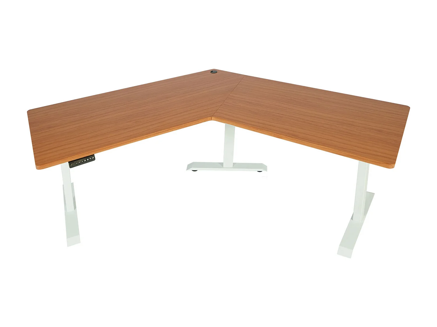 Schreibtisch MCW-D40, Natur, weiß