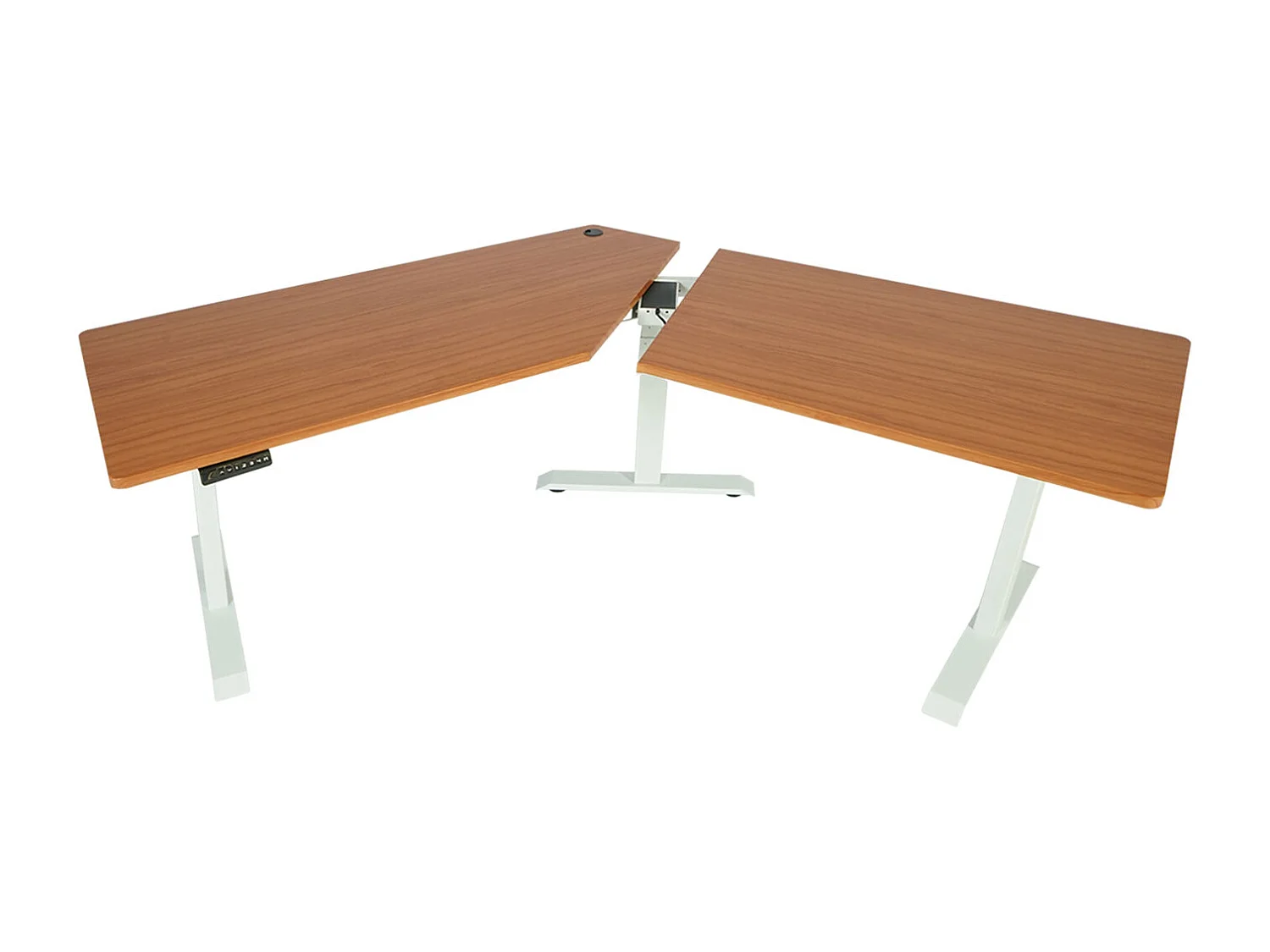 Schreibtisch MCW-D40, Natur, weiß