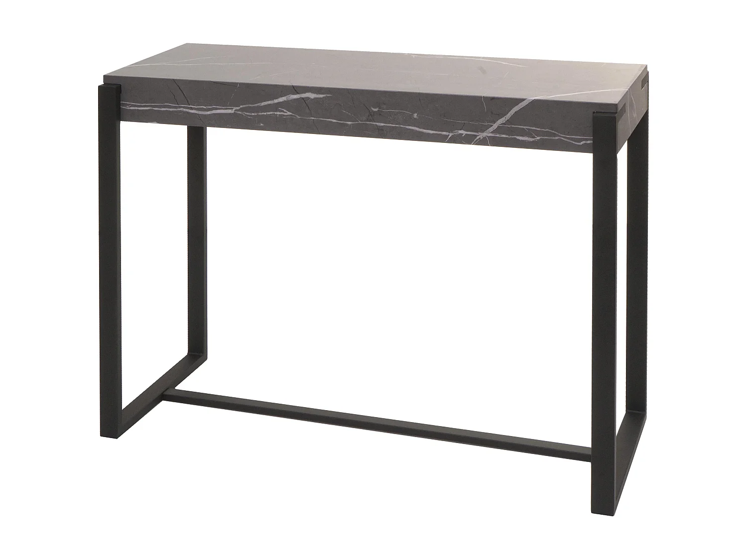 Console tafel MCW-L53,  marmer look grijs