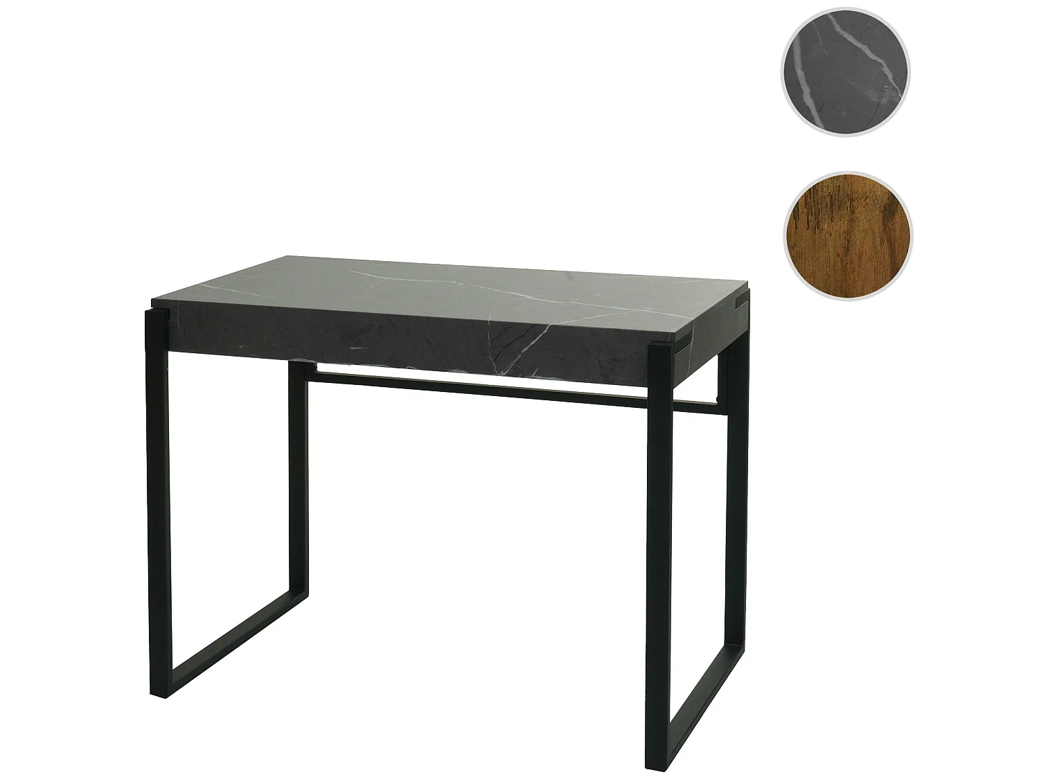 Stolik konsolowy MCW-L53,  marmurowy szary