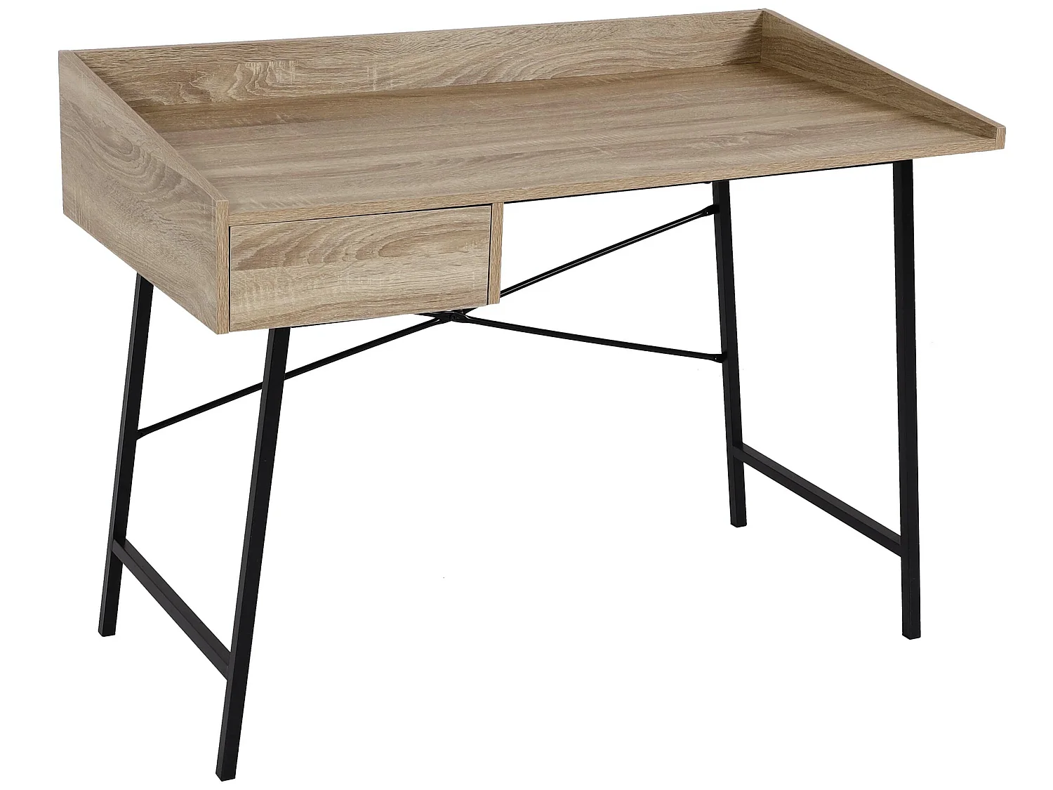 Stolik konsolowy MCW-J97 o strukturze 3D,  Wygląd dębu