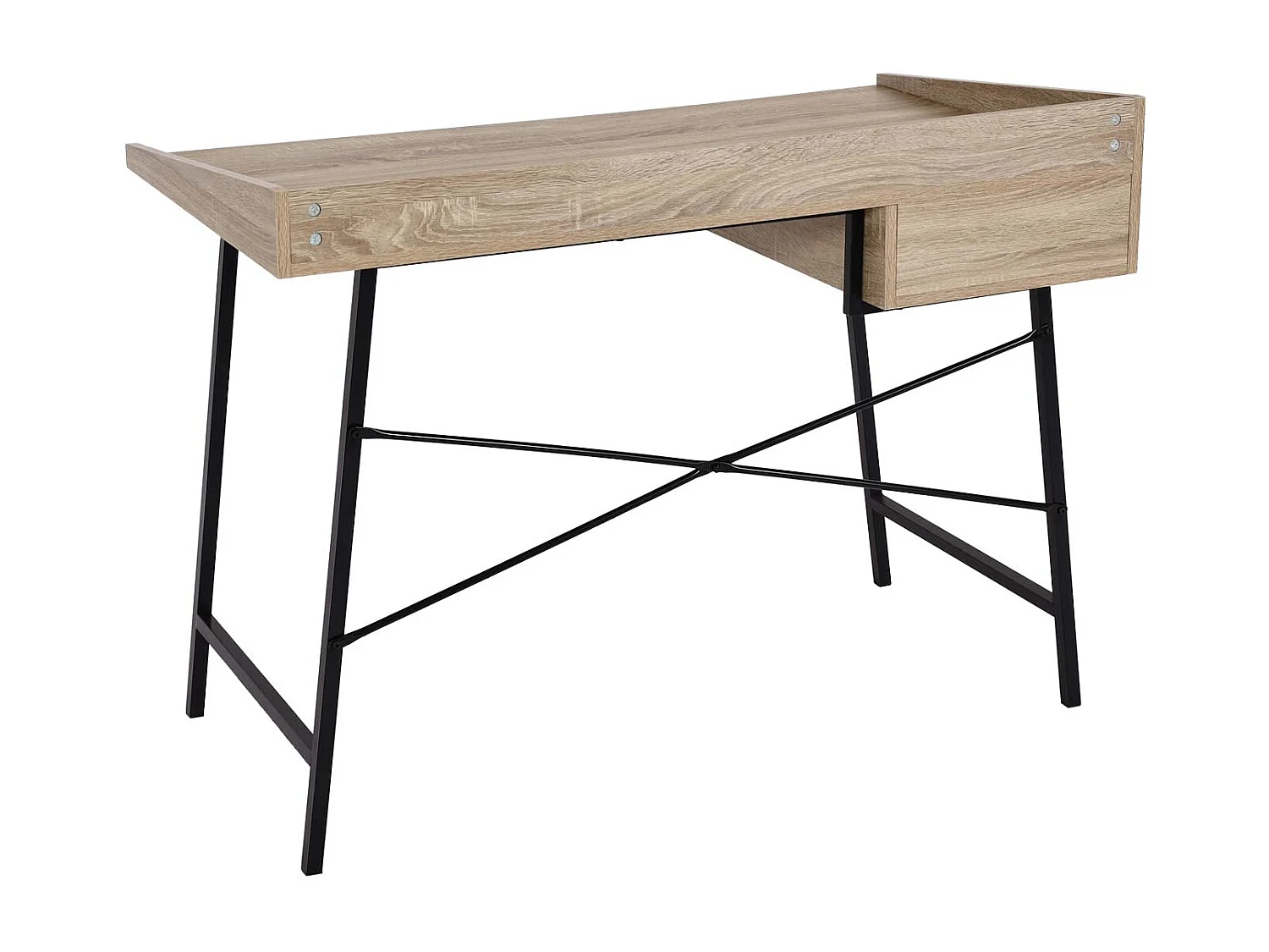 Stolik konsolowy MCW-J97 o strukturze 3D,  Wygląd dębu