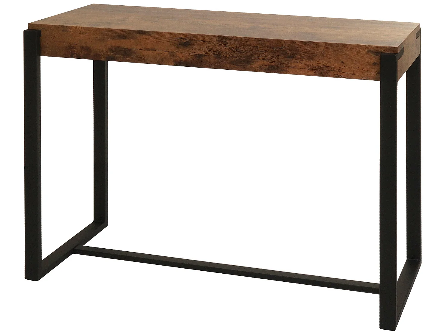 Table console MCW-L53,  chêne sauvage foncé