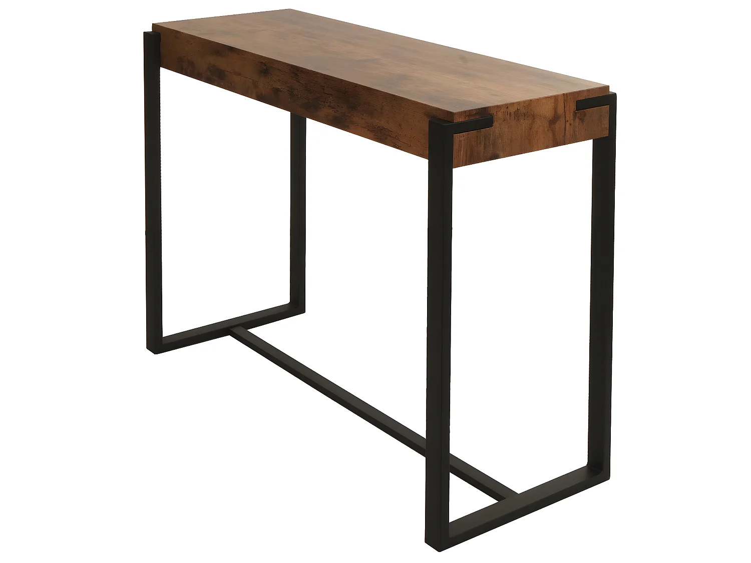 Table console MCW-L53,  chêne sauvage foncé