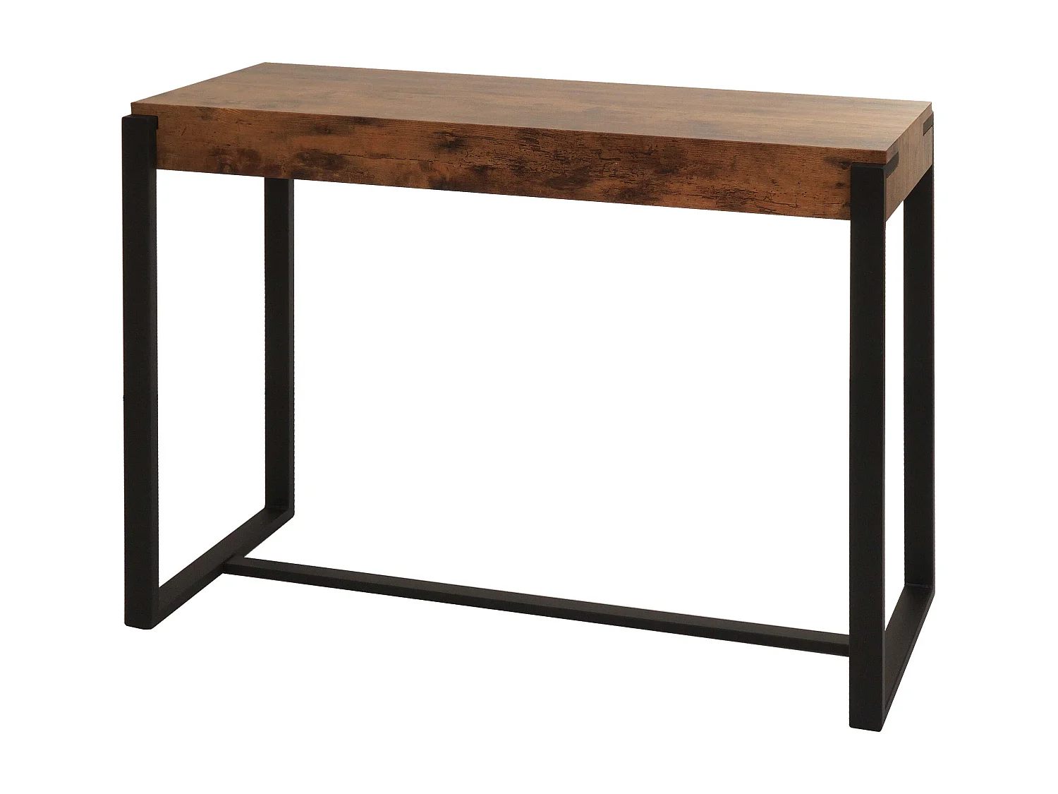 Table console MCW-L53,  chêne sauvage foncé