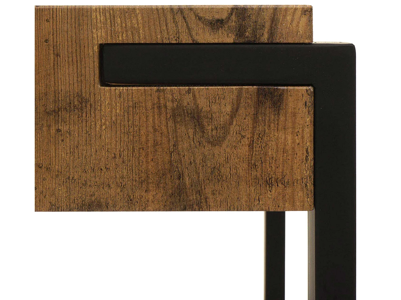 Nachtkastje MCW-L53,  donker wild eiken