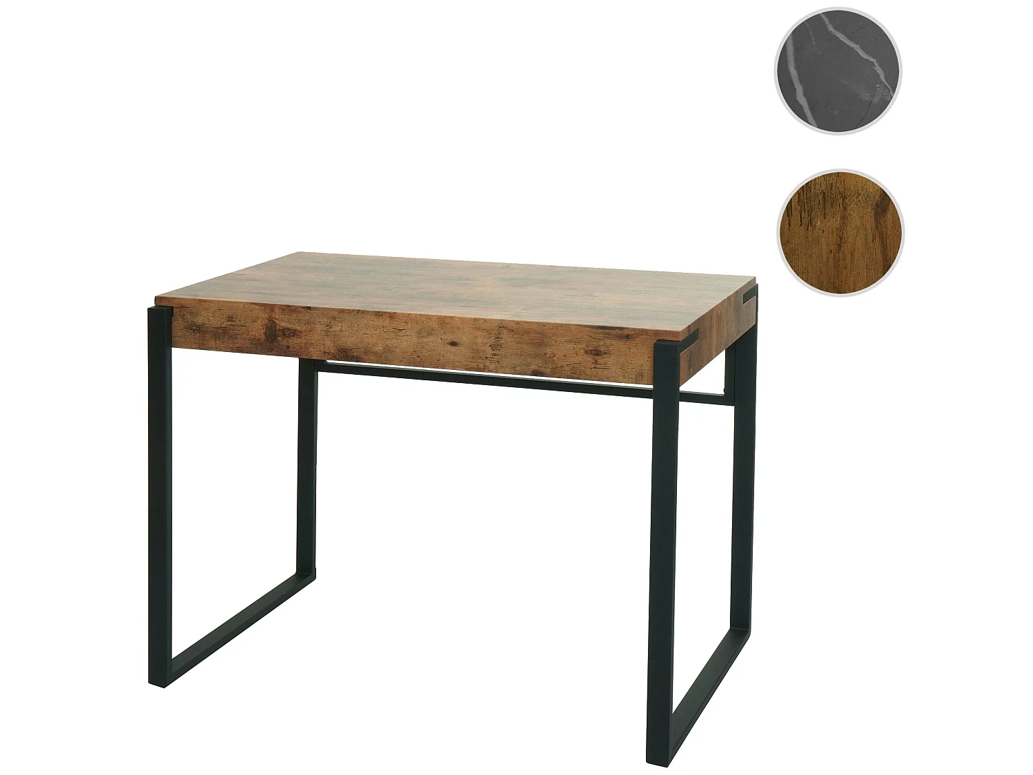 Nachtkastje MCW-L53,  donker wild eiken