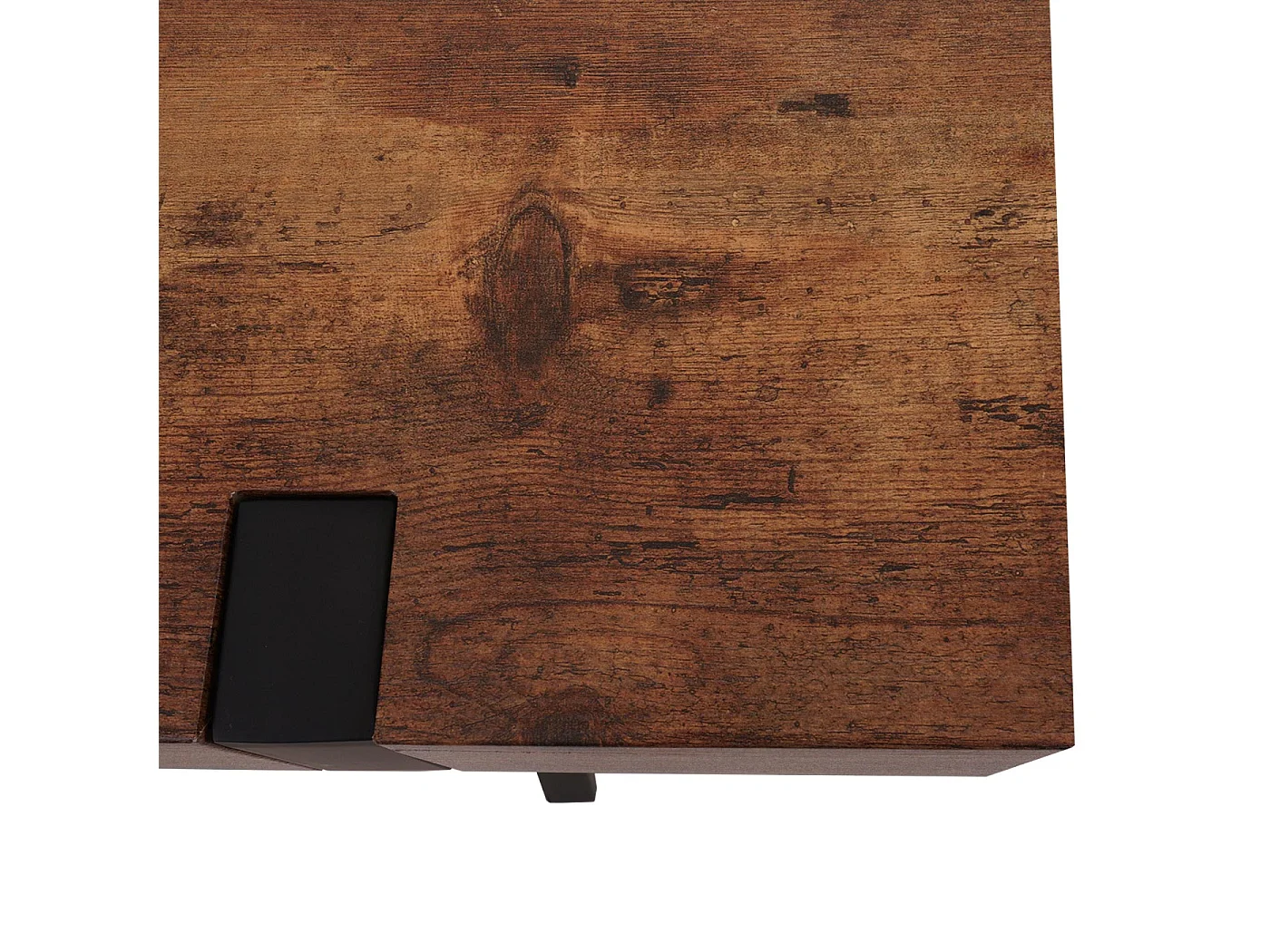 Table console MCW-L54,  chêne sauvage foncé