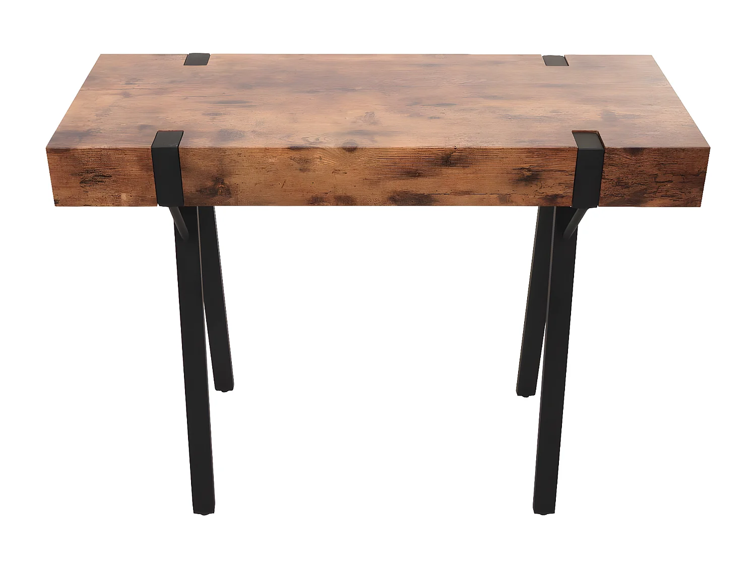 Table console MCW-L54,  chêne sauvage foncé