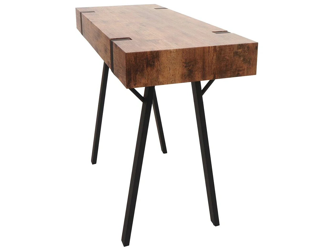 Table console MCW-L54,  chêne sauvage foncé