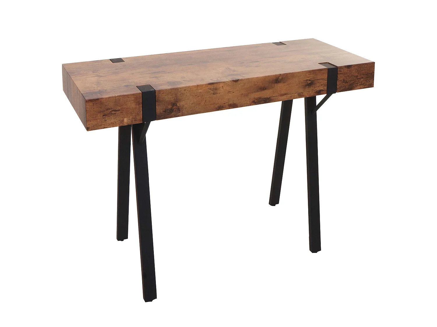 Stolik konsolowy MCW-L54,  ciemny dziki dąb