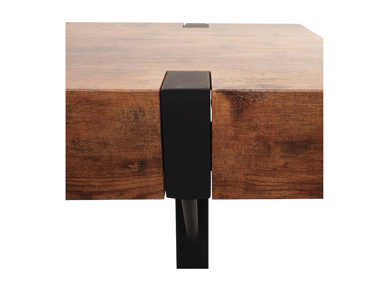 Stolik konsolowy MCW-L54,  ciemny dziki dąb