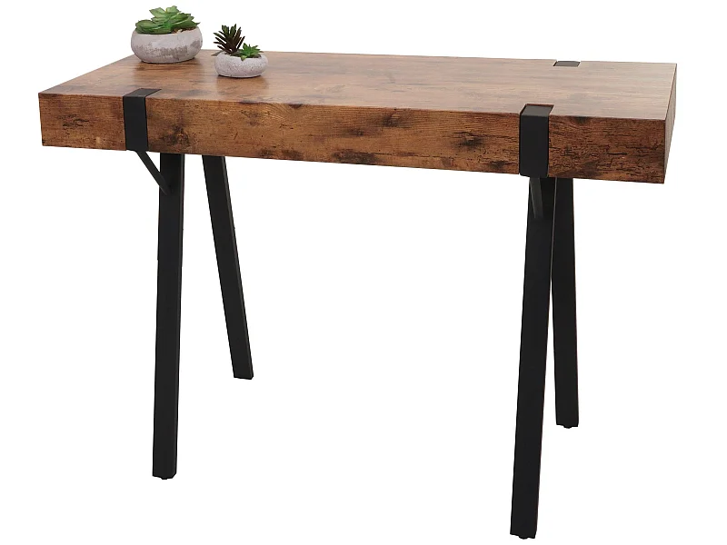 Nachtkastje MCW-L54,  donker wild eiken