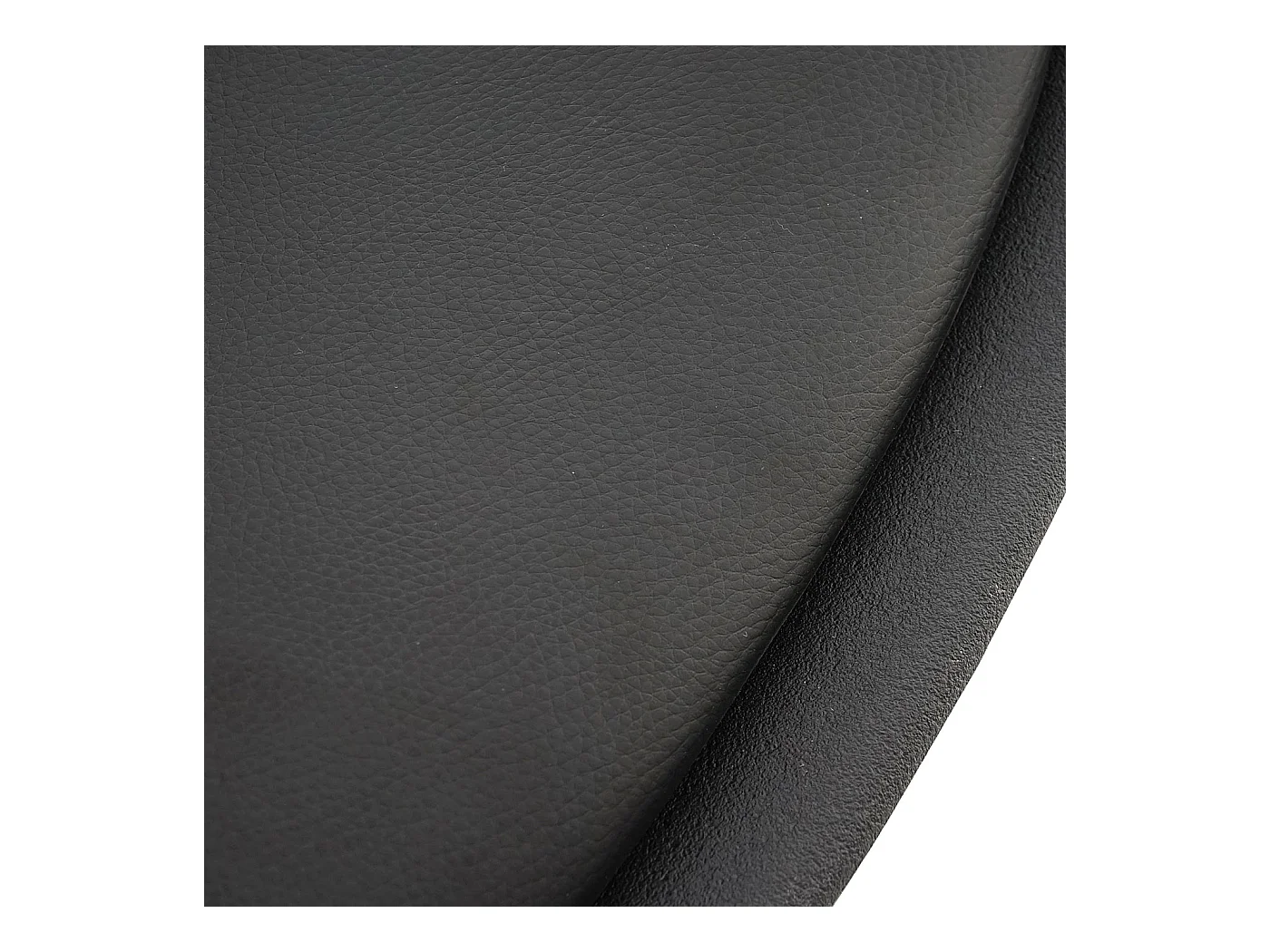 Chaise pivotante MCW-B15,  similicuir, noir