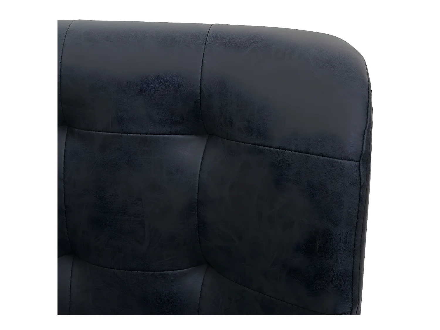 Bureaustoel MCW-H42,  kunstleer vintage donkergrijs, zwart onderstel