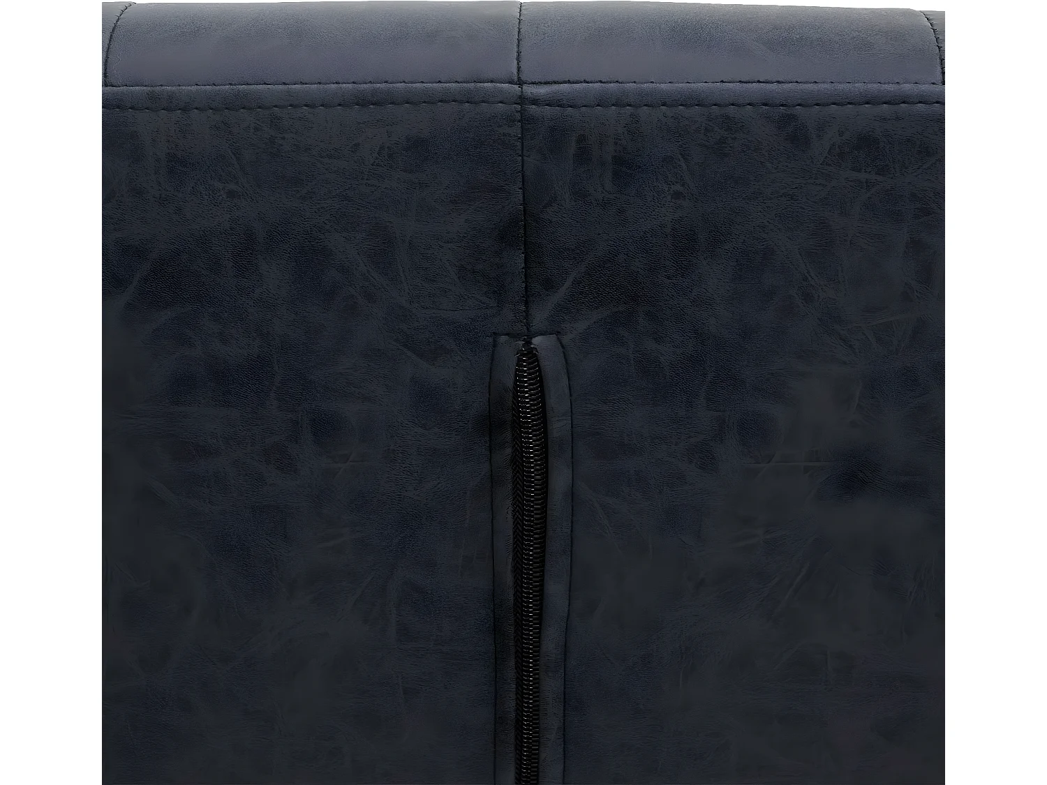 Bureaustoel MCW-H42,  kunstleer vintage donkergrijs, zwart onderstel