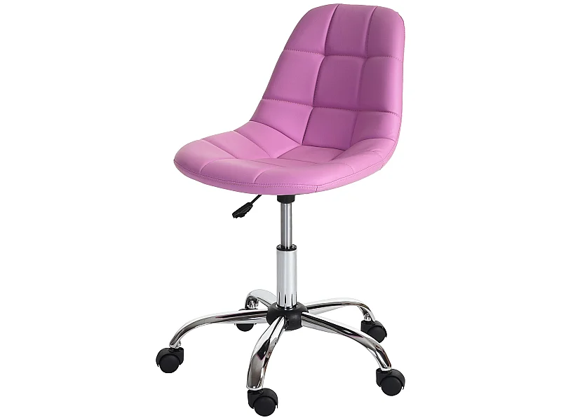 Silla giratoria MCW-A86,  rosa