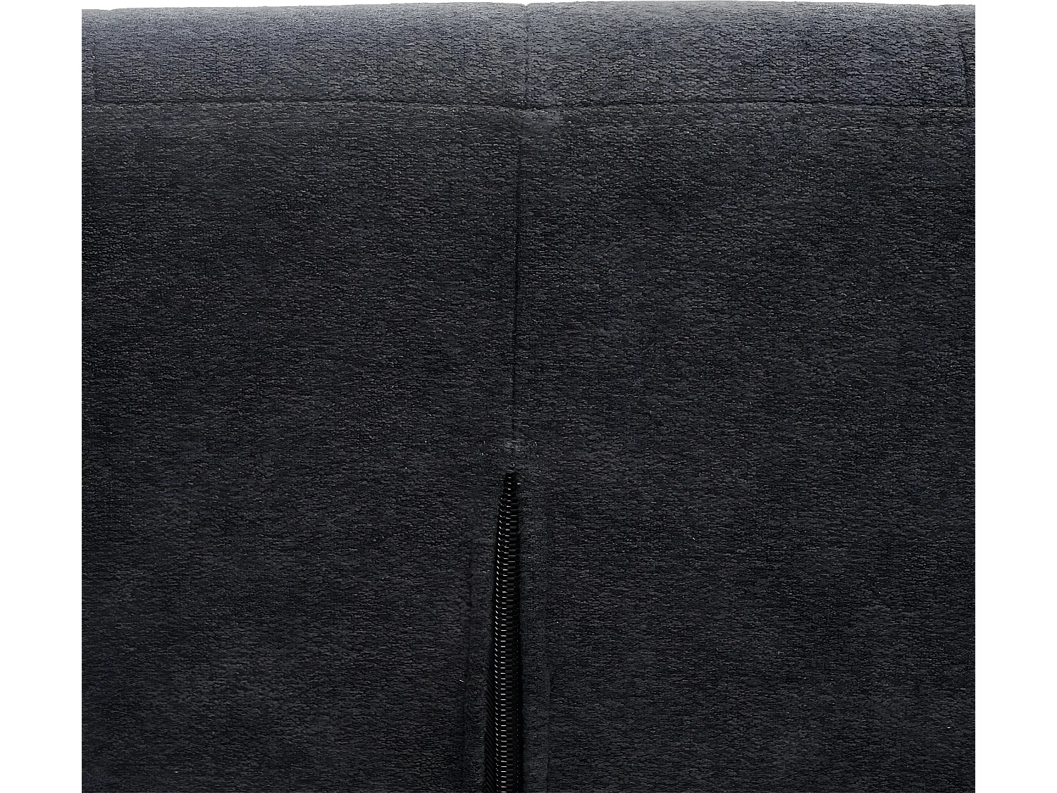 Chaise de bureau MCW-H42,  tissu gris foncé, pied noir