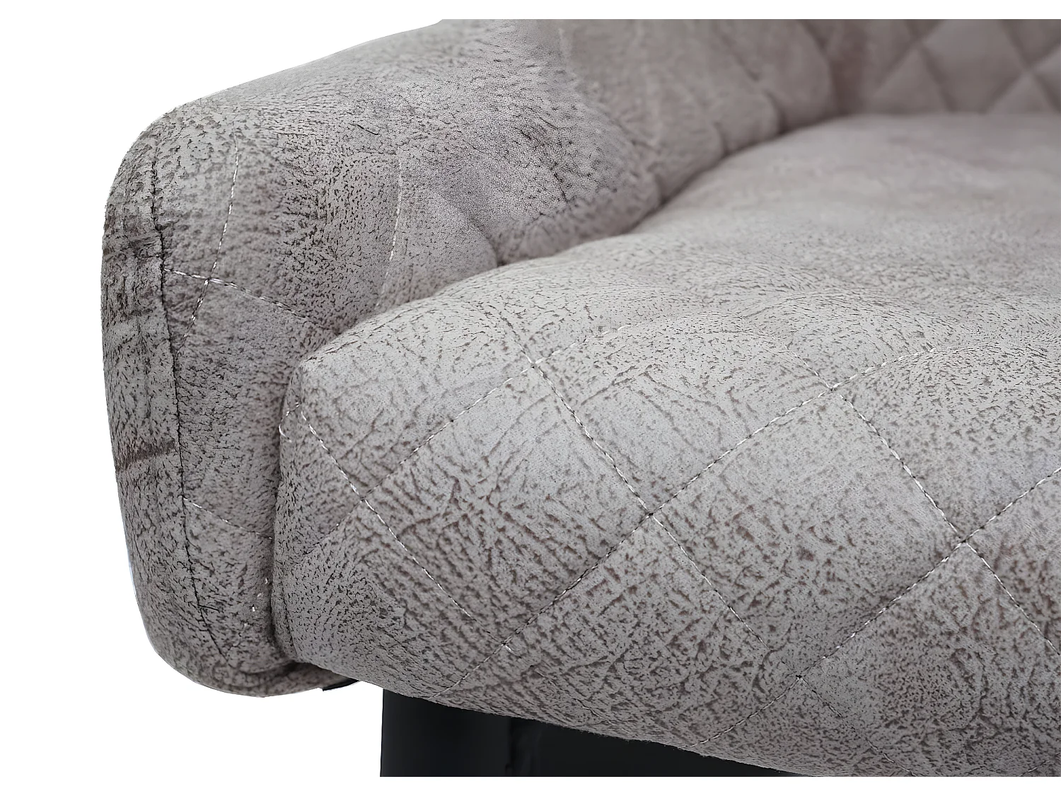 Chaise de bureau MCW-H79,  tissu / textile gris