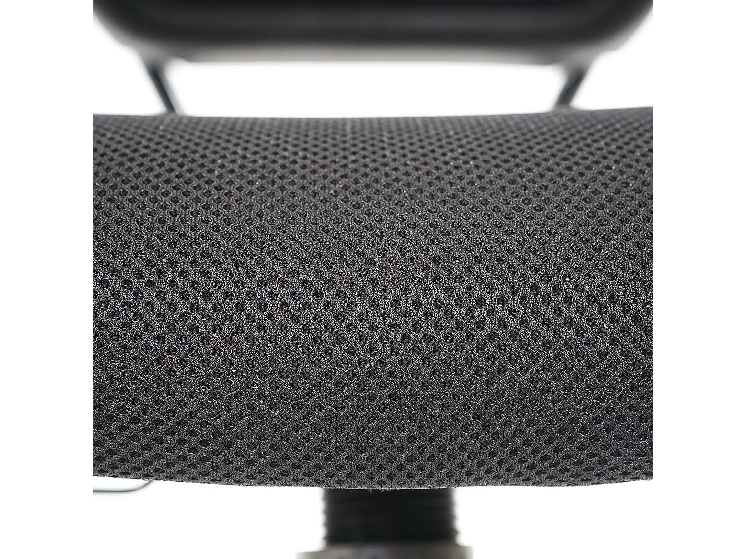 Chaise de bureau professionnelle Chicago tissu/textile,  noir, sans accoudoirs