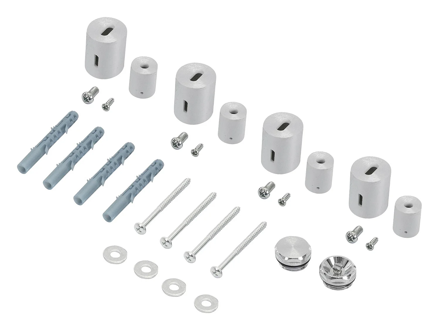 ECD Germany Radiateur Stella Non Électrique - 260 x 1600 mm - Blanc