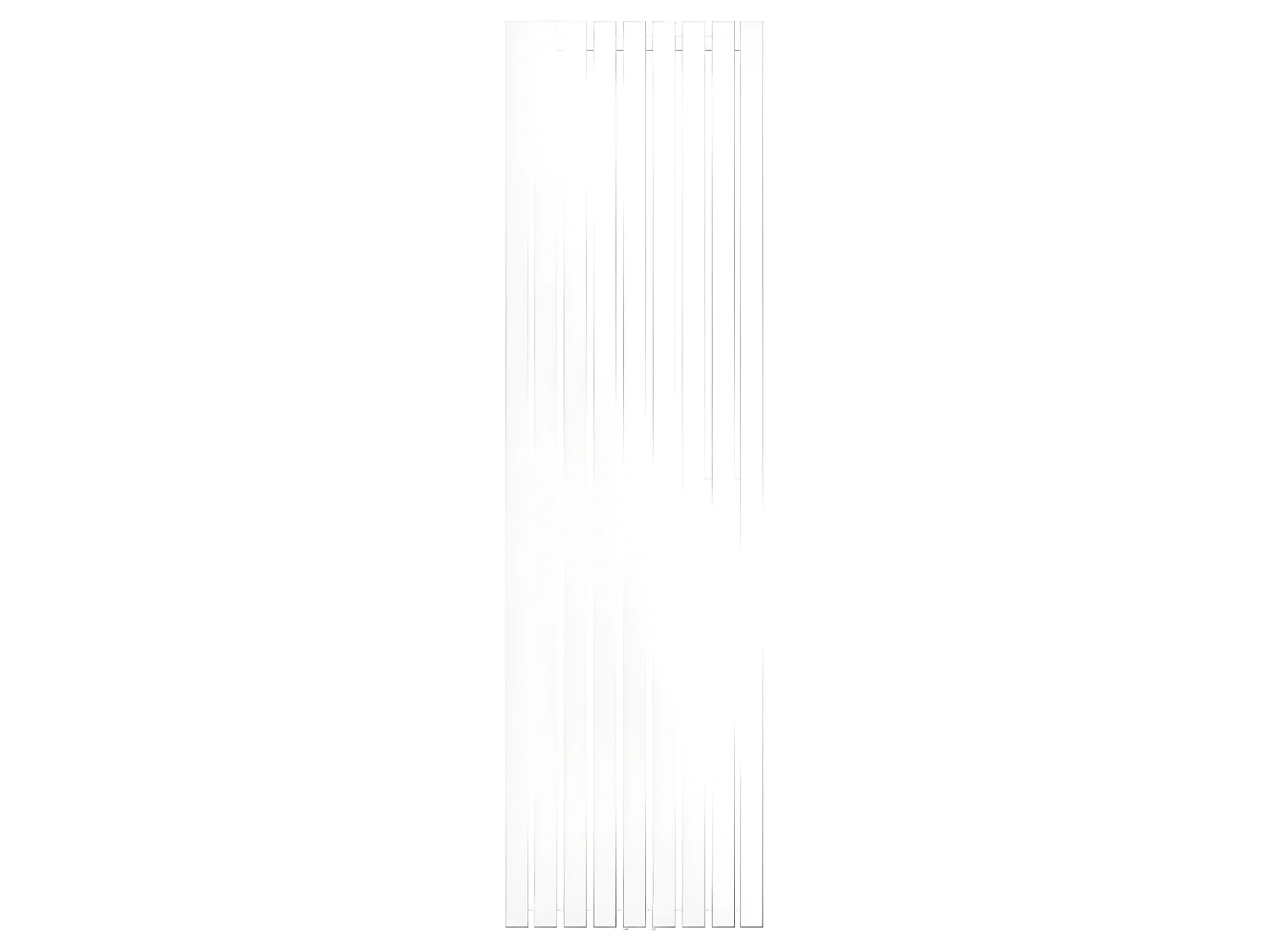 ECD Germany Radiateur Stella Non Électrique - 480 x 1600 mm - Blanc