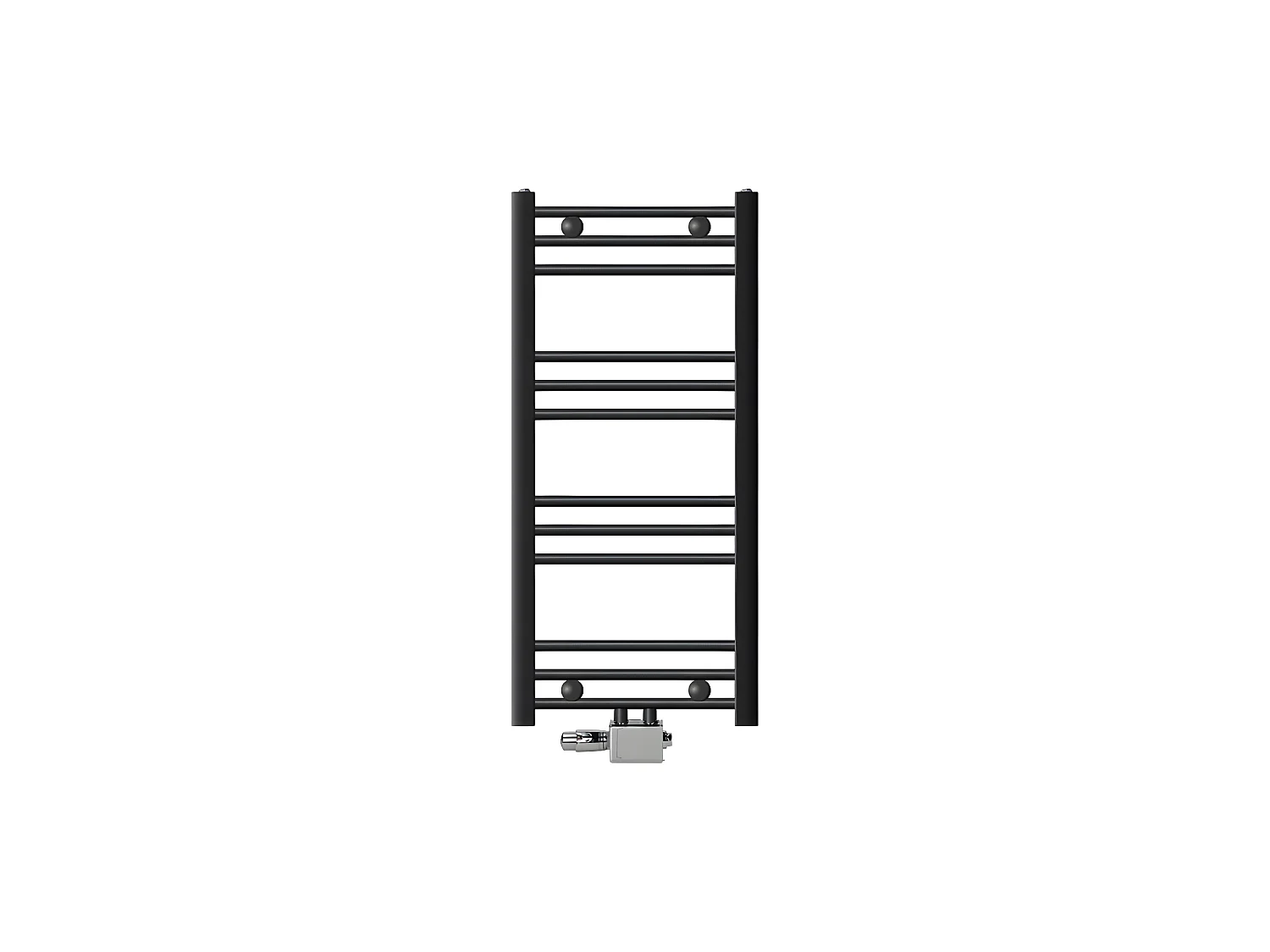 ECD Germany radiateur de salle de bain raccordement central 400x800 mm anthracite