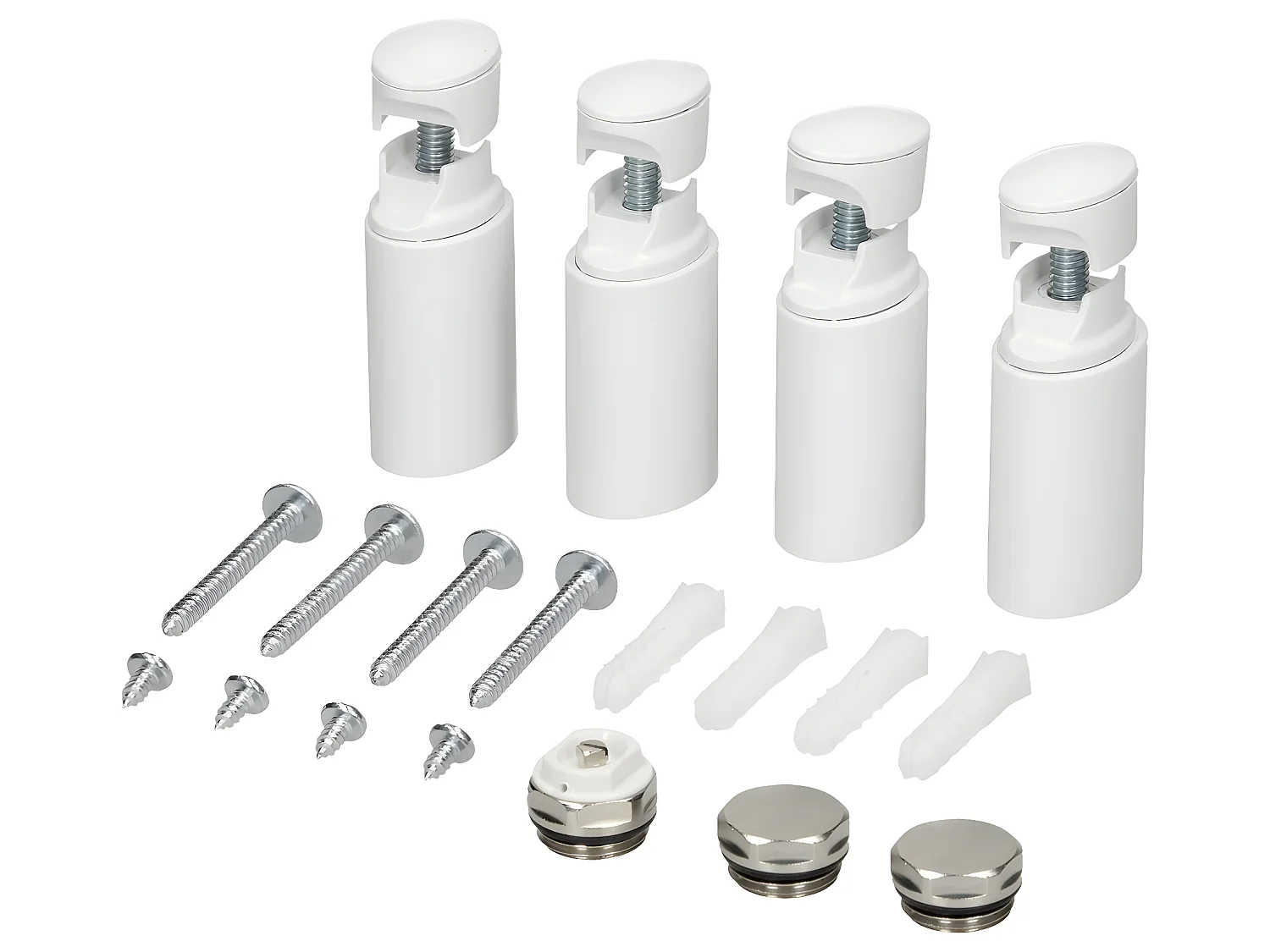 Sahara Sèche-serviettes électrique 400x800 mm courbé chrome