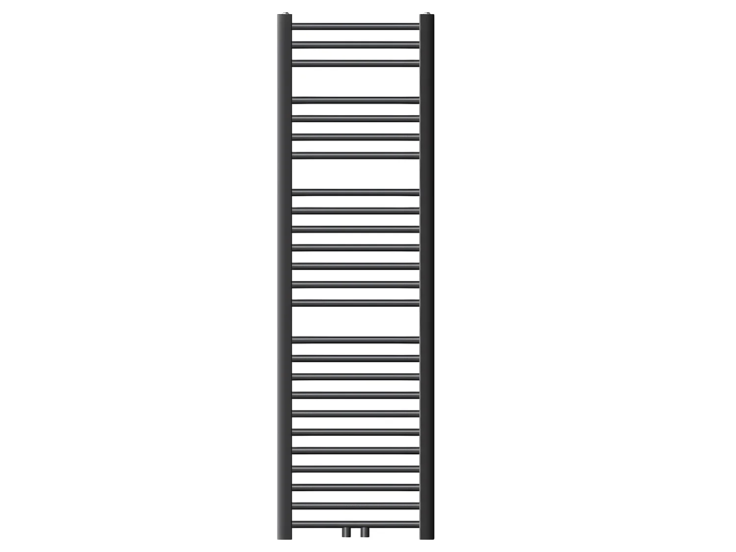 ECD Germany Radiateur de salle de bain Sahara - 400 x 1500 mm - anthracite - droit