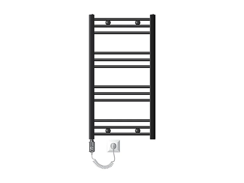 Radiatoreelettrico ECO 500x800 mm, Antracite, Radiatore curvo
