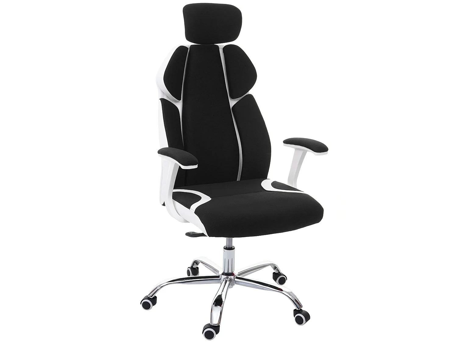 Bureaustoel MCW-F12,  zwart/wit