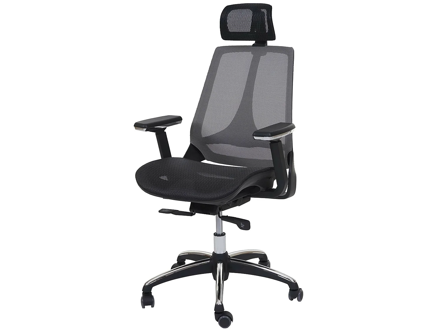 Bureaustoel MCW-A59,  zwart/grijs