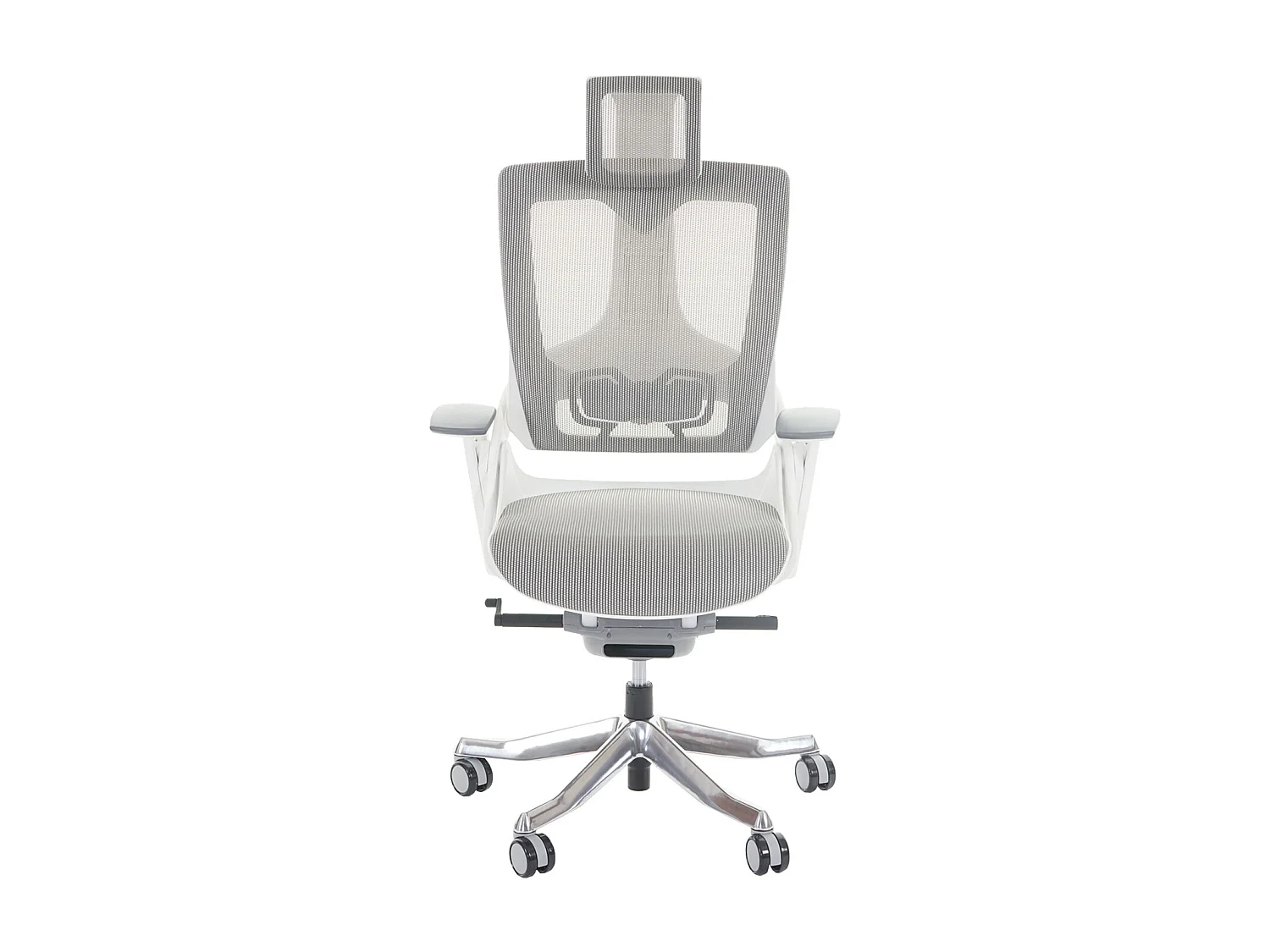 Chaise de bureau MERRYFAIR Adelaide,  blanc/gris