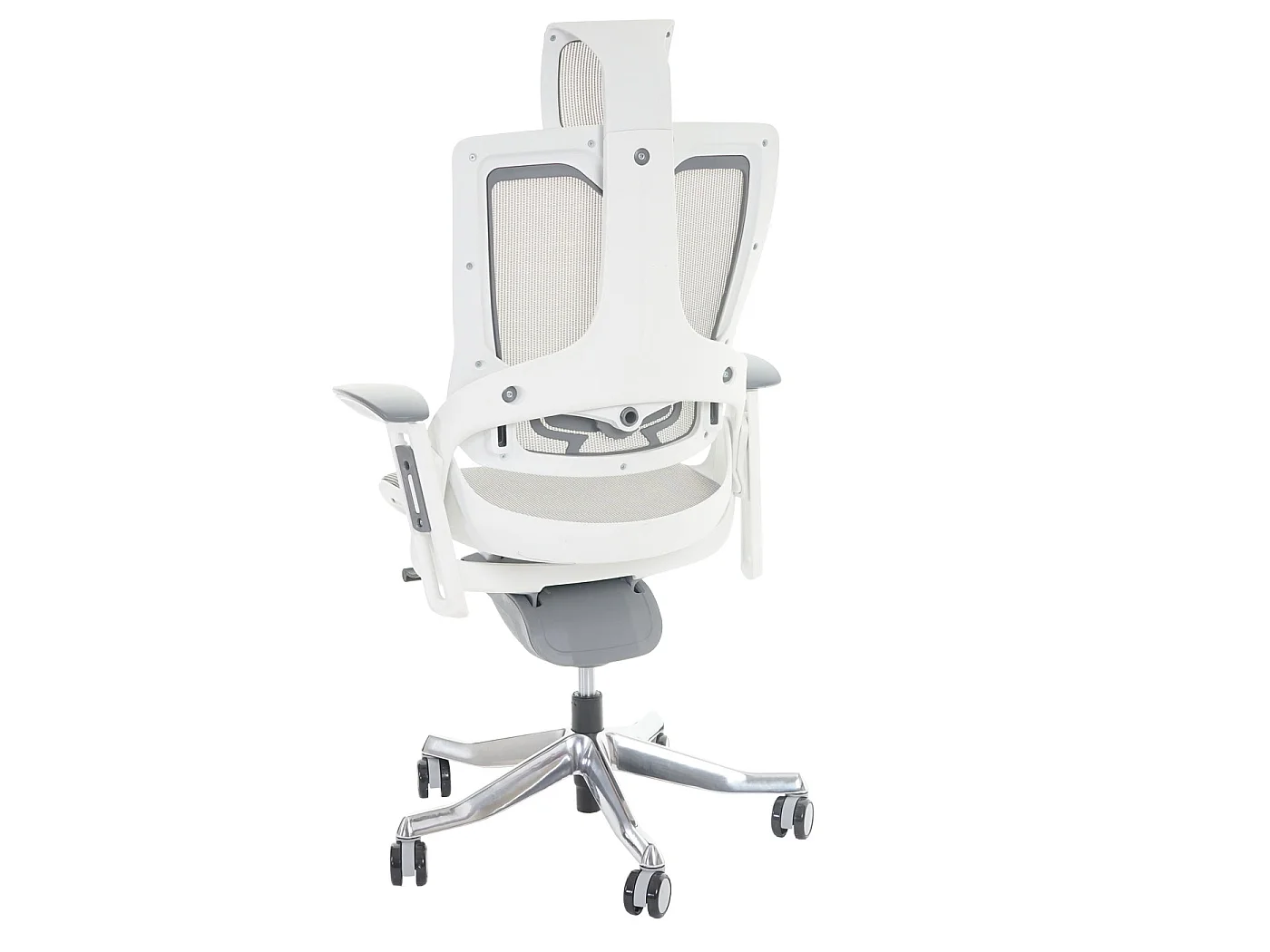 Krzesło biurowe MERRYFAIR Adelaide,  biało-szary