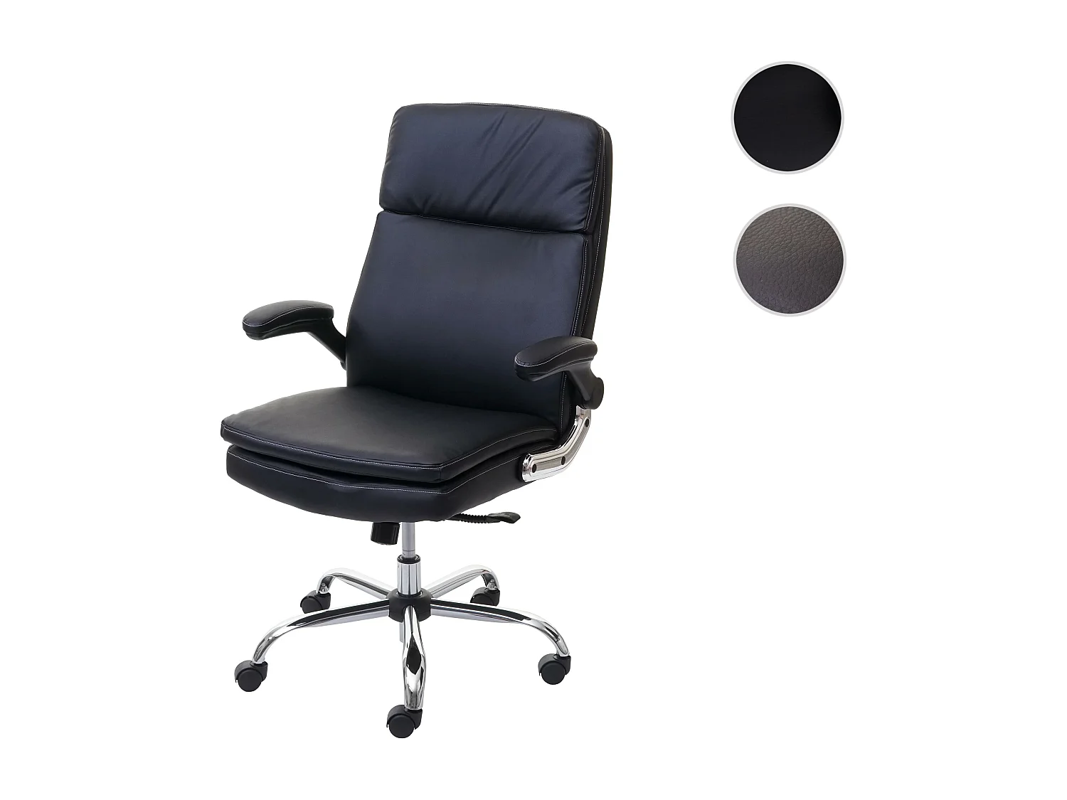 Chaise de bureau MCW-F83,  noir