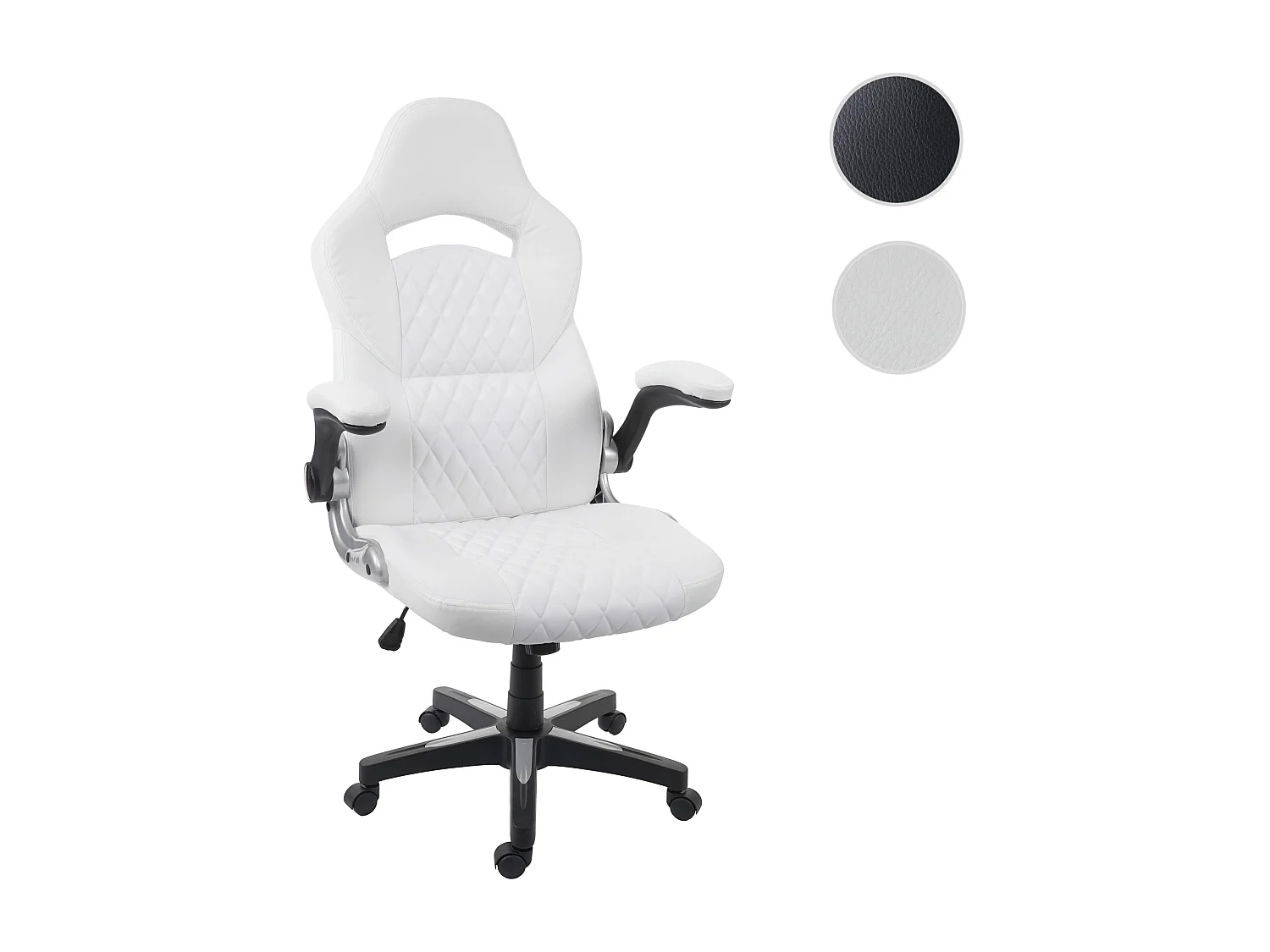 Chaise de bureau MCW-F87,  blanc