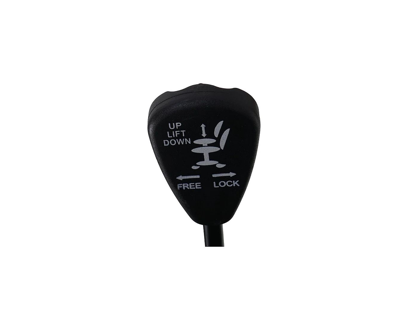 Chaise de bureau Denver,  aspect daim gris foncé