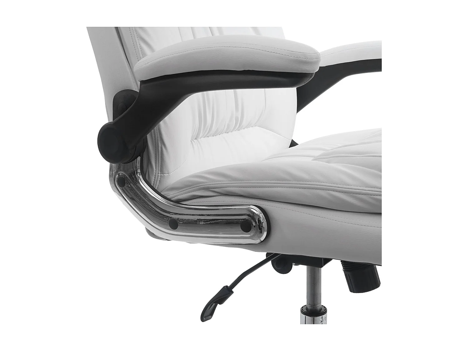 Chaise de bureau MCW-F81,  blanc