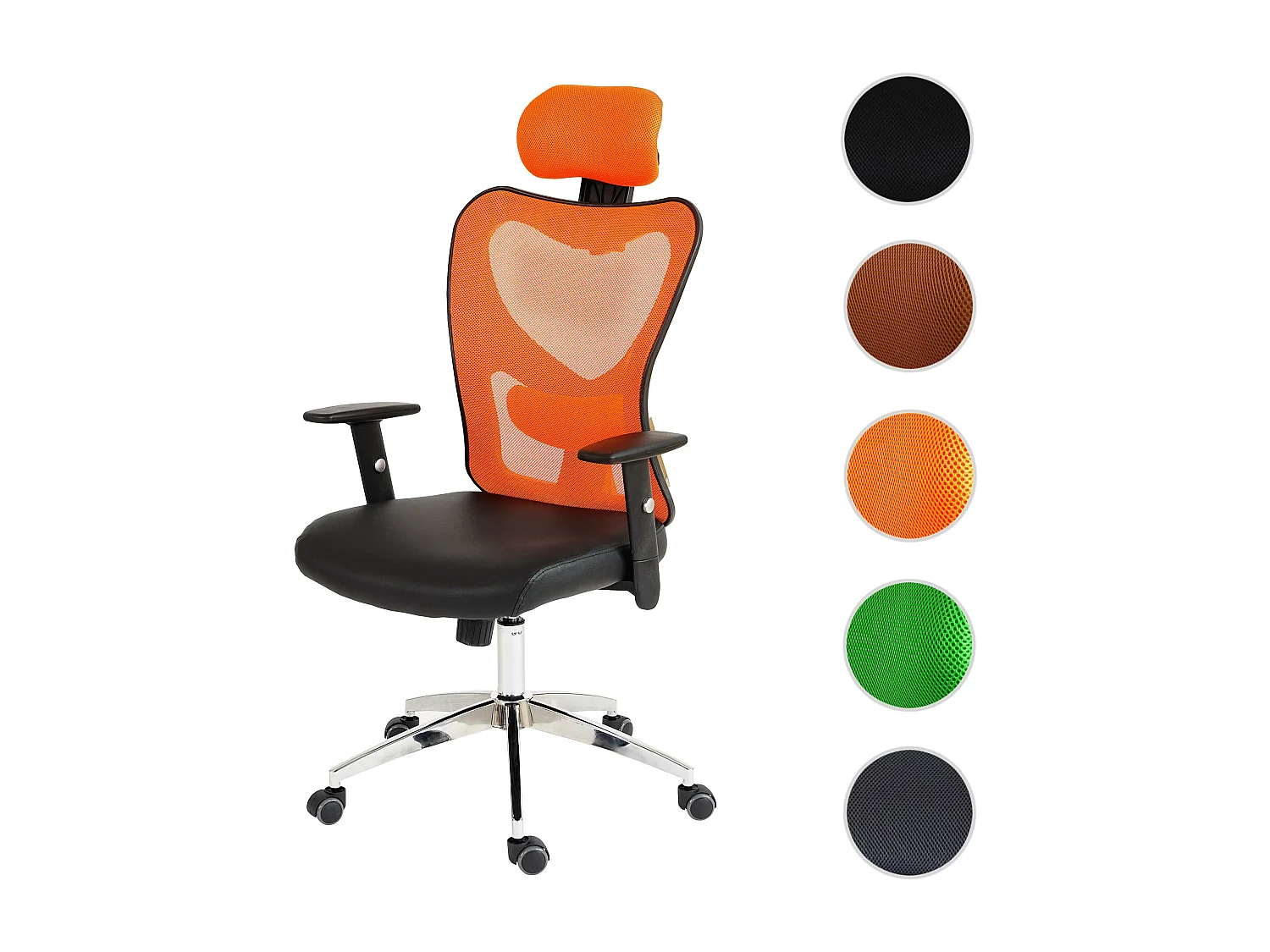 Profi-Bürostuhl Pamplona, Orange