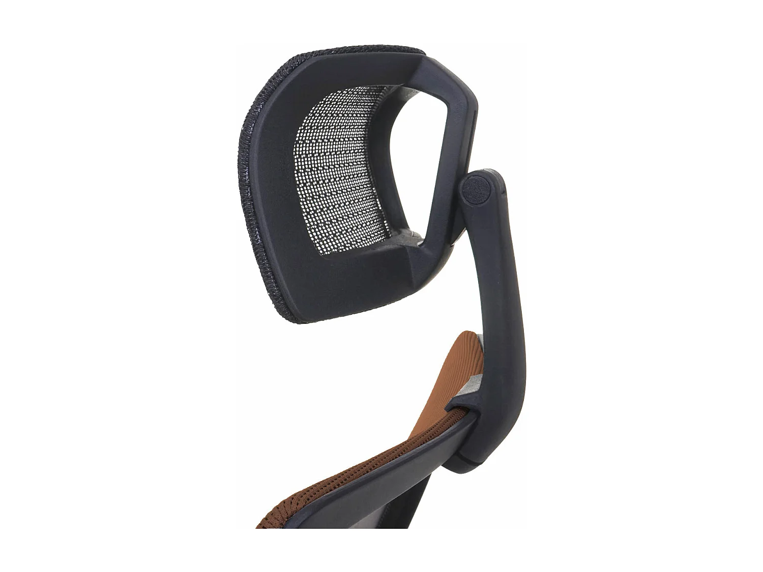 Krzesło biurowe MCW-A20,  czarny/pomarańczowy