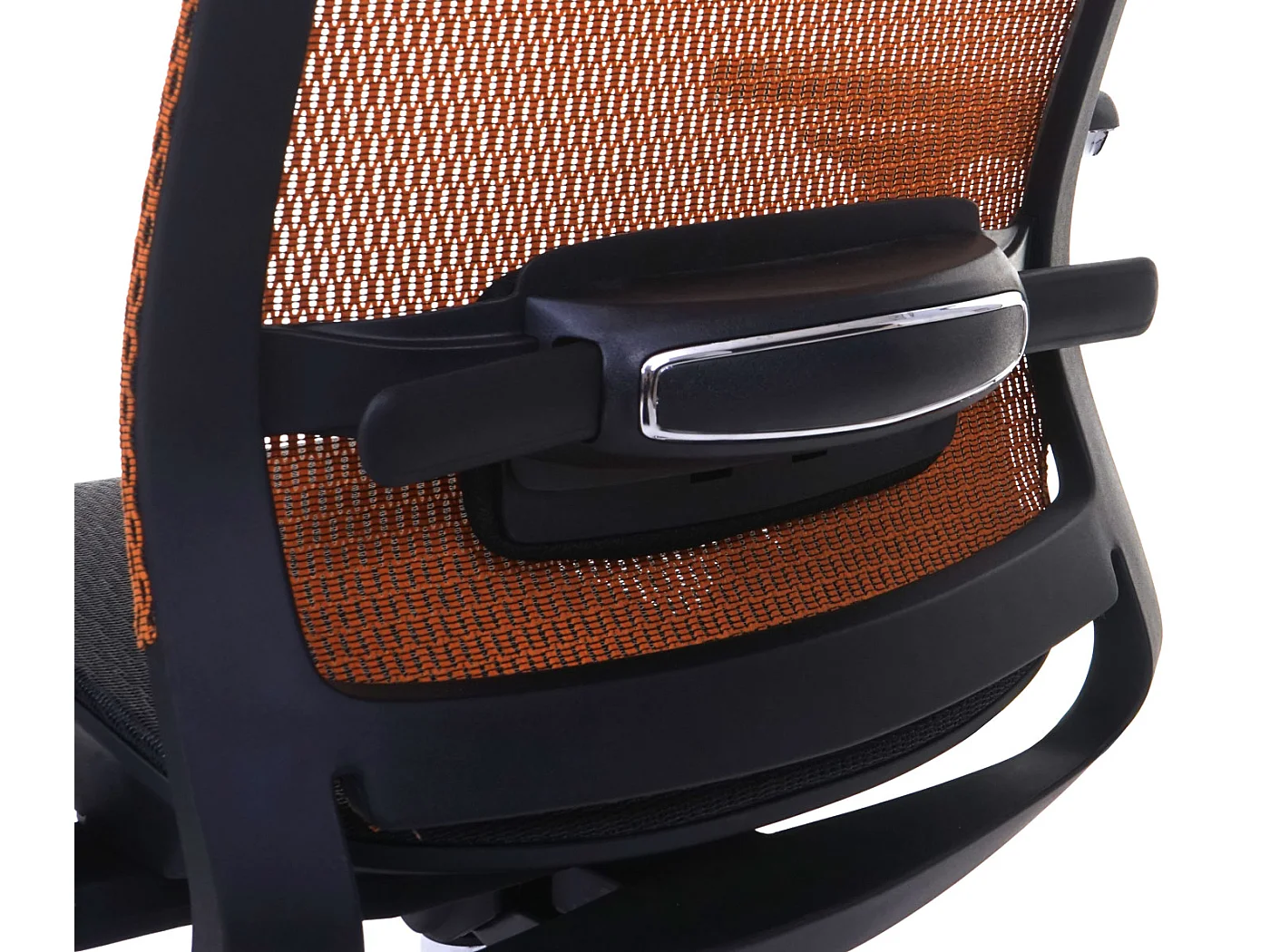 Krzesło biurowe MCW-A20,  czarny/pomarańczowy