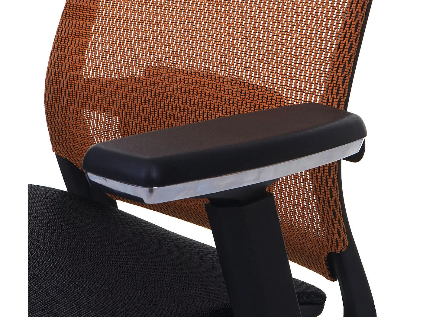 Cadeira de escritório MCW-A20,  preto/laranja